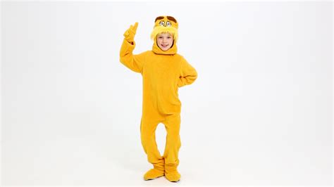 Child Dr. Seuss The Lorax Sustainable Materials Costume | Dr. Seuss ...