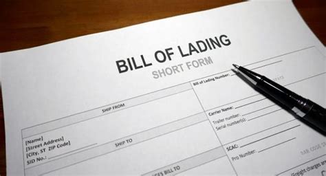 Bill of Lading in Shipping: Types, Examples, and Its Crucial Role Unveiled