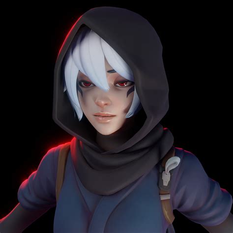 Open3DLab • Kiriko Rogue Skin (OverWatch 2) (Updated For Blender 4.0)