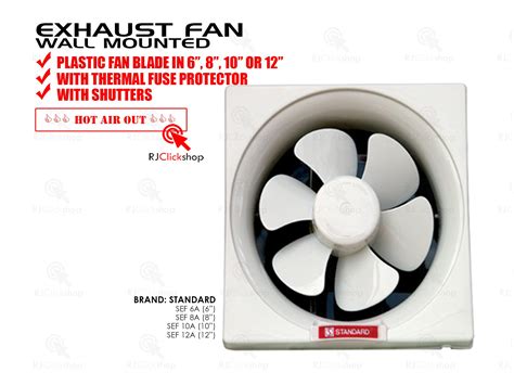 Wall Exhaust Fan Size at Juliana Stclair blog