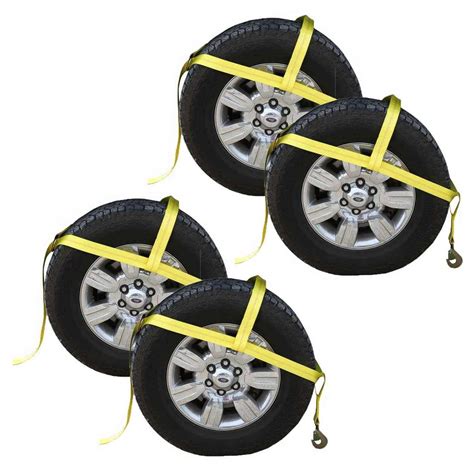 Yellow Adjustable Tow Dolly Strap with 2” Top Strap and Twisted Snap - Walmart.com