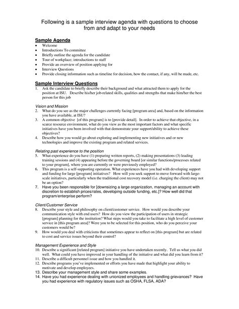 Image result for Example of an Interview