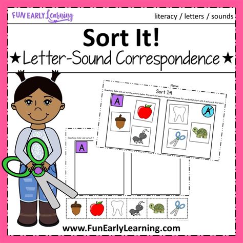Sort It! Letter-Sound Correspondence – Fun Early Learning
