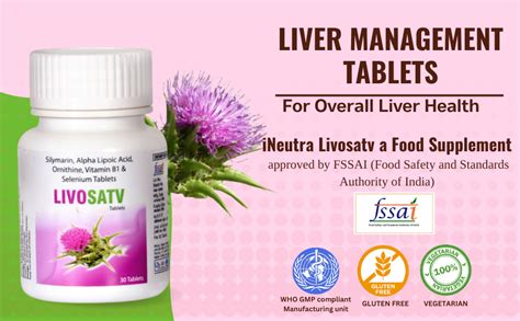 iNeutra Livosatv Milk Thistle (Silymarin), Alpha Lipoic Acid, Ornithine ...