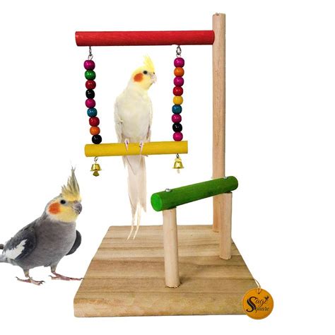 Sage Square Two Levels Training Gym Cum Exercise Stand with Natural ...
