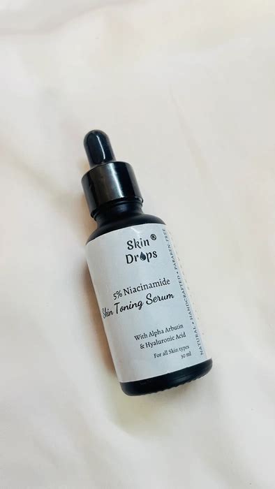 Skin Toning Serum with 5% Niacinamide, Alpha Arbutin & Hyaluronic acid ...