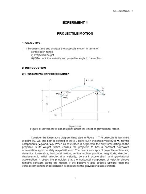 Image result for Projectile Motion Lab Experiment