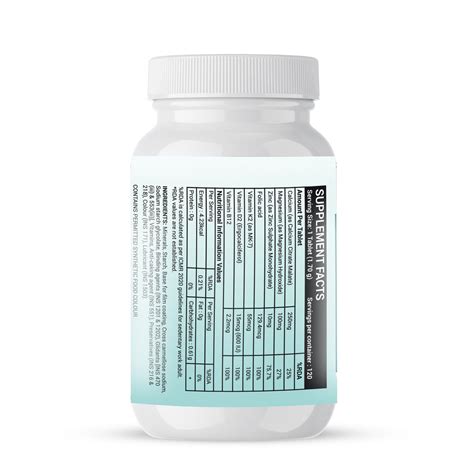 Livestamin Calcium Magnesium Zinc Vitamin D Tablets | 120 tablets ...