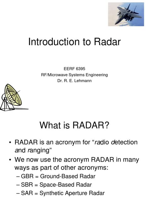 Image result for Radar Introduction