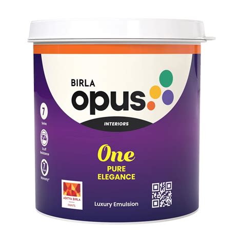 Birla Opus One Pure Elegance Interior Emulsion Paint Timeless Radiance ...