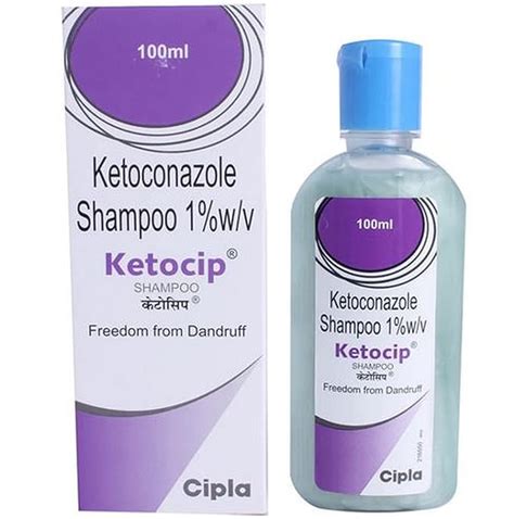 Ketocip 1% - Bottle of 100ml Shampoo with Ketoconazole : Amazon.in ...
