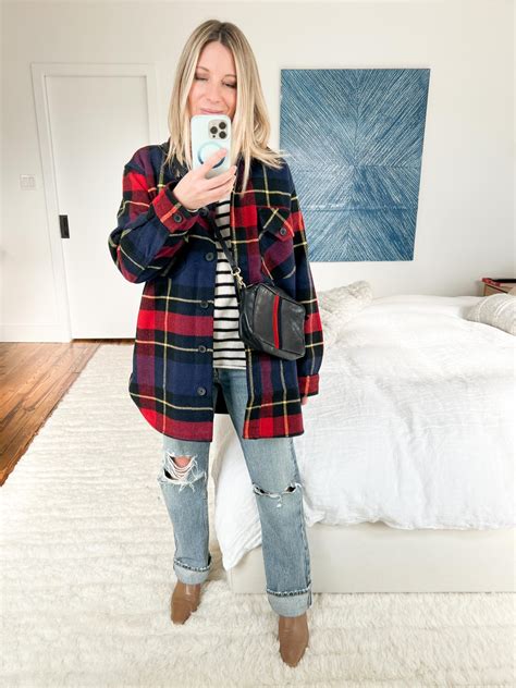 4 Tips For Styling A Colorful Plaid Shirt Jacket (Successfully) - The ...