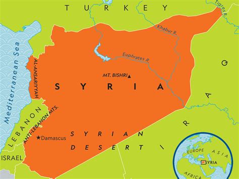 Damascus World Map