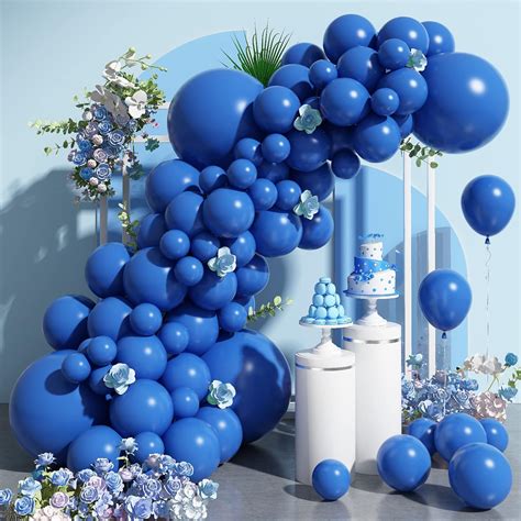 120pcs Royal Blue Balloons Different Sizes 18 12 10 | Ubuy India
