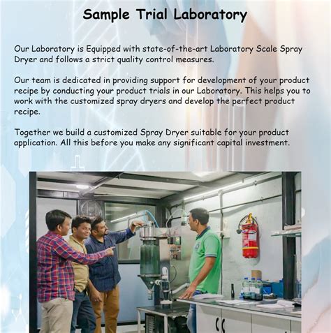 Spray Dryer - Pilot Spray Dryer Service Provider from Bhiwandi