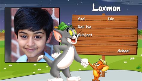 Tom & Jerry Personalized Name Slips - love craft gift