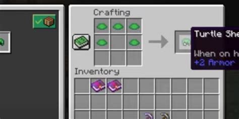 Image result for How to Craft a Turtle Shell in Minecraft