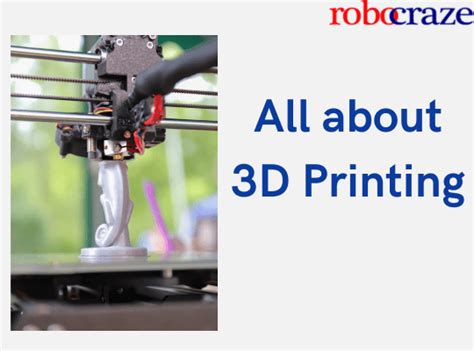 All about 3D Printing – Robocraze
