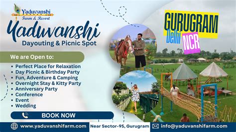 Day Outing & Picnic Package @ Yaduvanshi Farm And Resort Gurugram ...