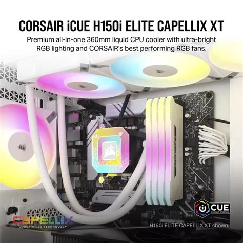 Buy Shop Corsair ICUE H150i Elite Capellix XT RGB All In One 360mm CPU ...