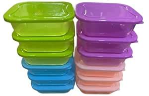 Buy Magic Providers Rectangle Air Tight Containers for Kanjak Navratri ...