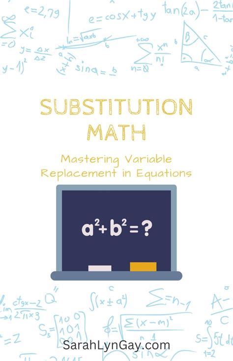 How to Substitute Equations Math Problems 的图像结果