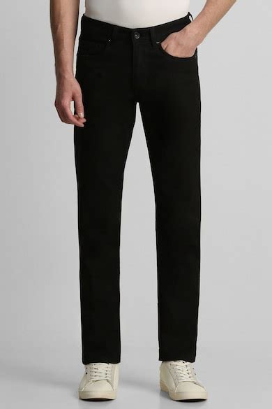 Buy Men Black Dark Slim Fit Jeans Online - 743898 | Louis Philippe