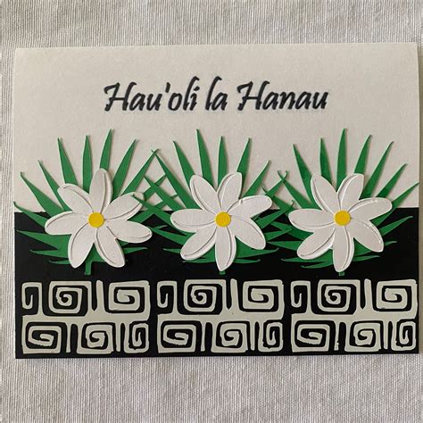 Hau’oli La Hanau (happy Birthday) Card - Etsy