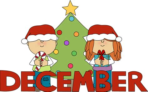 Month of December Christmas Clip Art - Month of December Christmas Image