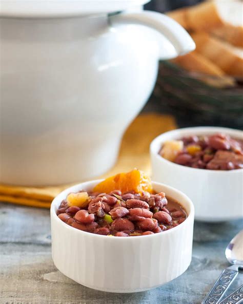 Cuban Red Bean Soup {Potaje Colorado} - Goodie Godmother