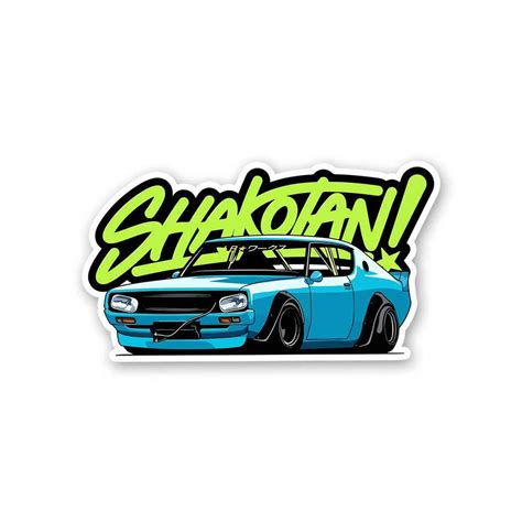 Shakotan Blue Legend Sticker – STICK IT UP