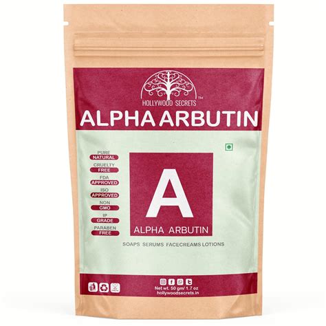 Hollywood Secrets Alpha Arbutin Skin Lightening Powder 50gm : Amazon.in ...