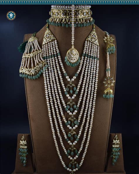 Hyderabadi Jadau Bridal Jewelry Set | Traditional Indian Wedding ...