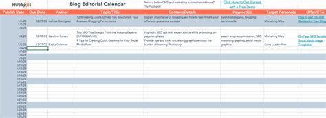 How to Create an Editorial Calendar [+Free Templates] - Blog