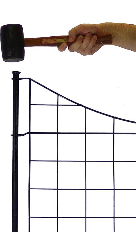 Buy Zippity Outdoor Products WF29001 Dig Metal Garden Fence, 25 H (5 ...