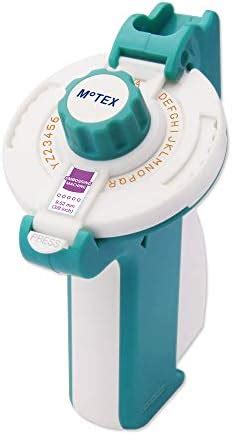 MoTEX Embossing Label Maker, Label Writer -E-202 : Amazon.in: Office ...