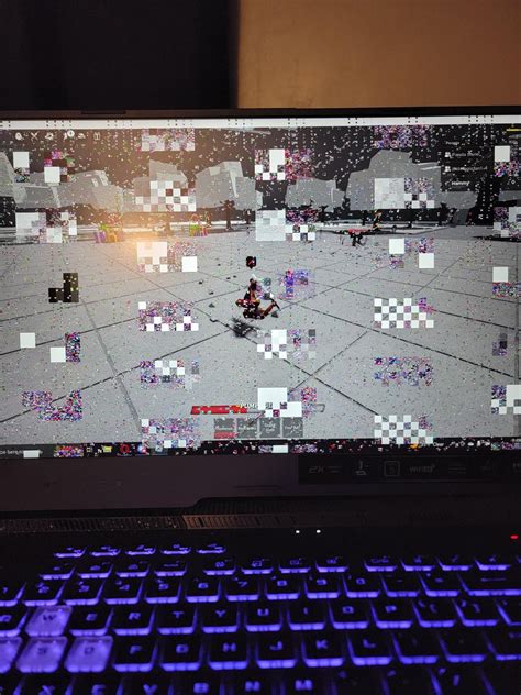 My brand new asus rog g15 strix randomly crashes and shows a glitchy ...