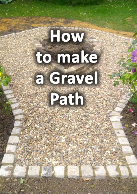 How to make a gravel path in a garden step by step – Artofit