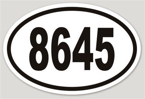 Removable 8645 Bumper Laptop Sticker Vinyl Weatherproof Anti-Trump (1 ...