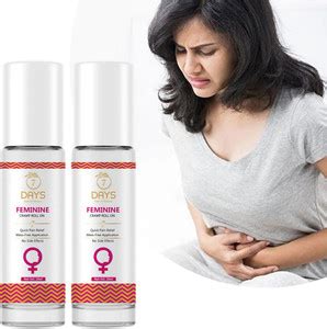 7 Days Feminine Cramp Relief Roll On for instant relief from period ...