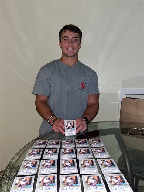 Caleb Cooley Autographed Trading Card (Limited Edition) – Champletes