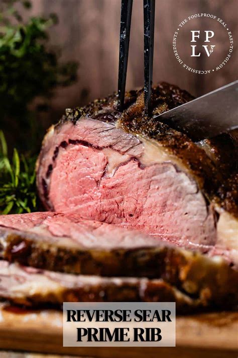 Reverse Sear Prime Rib Recipe (Standing Rib Roast)