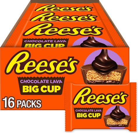 Amazon.com: REESE'S Big Cup Chocolate Lava Milk Chocolate Peanut Butter ...