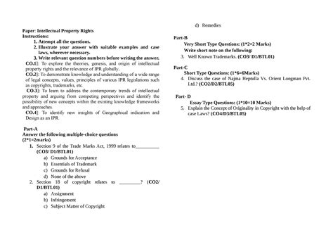 Assignment 1 - Paper: Intellectual Property Rights Instructions: 1 ...