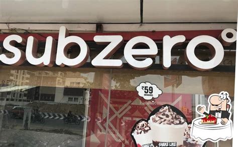 Menu at SUB ZERO, Chennai