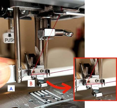 Image result for How to Thread Needleon 158 19131 Machine