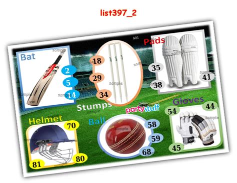 Tambola Housie | Cricket Designs