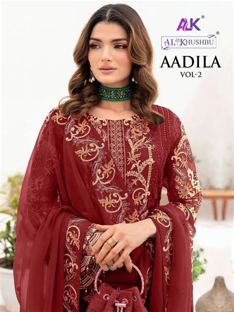 Alk Khushbu Aadila Vol 2 Designer Pakistani Salwar Kameez