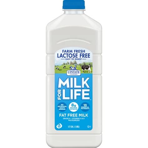 Milk for Life® Lactose Free Fat Free Milk | UNC Dairy