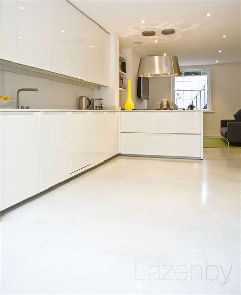 Polished Concrete Kitchen Floor